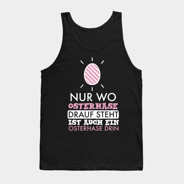 Lustiges Osterhasen T-Shirt Ostern Eier suchen Jesus Auferstehung Geschenk Tank Top by biNutz